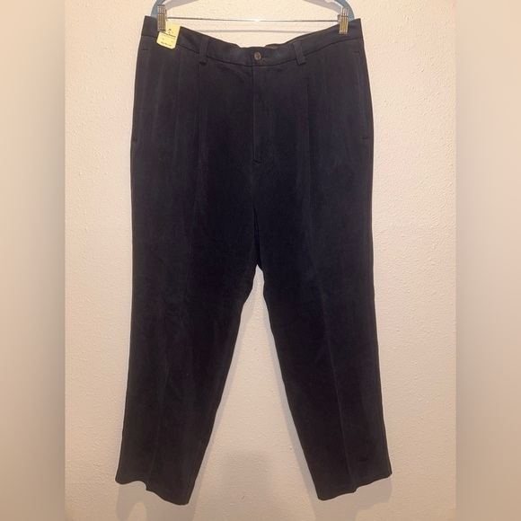 Tommy Bahama 100%‎ Silk Black Pants - Size 38x30 - NWT - Picture 1 of 6